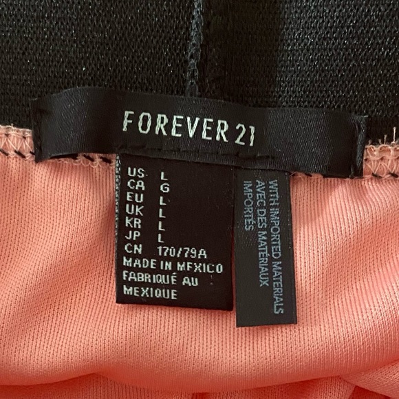 NEW WITH TAG Forever 21 Lined Coral Skirt - Picture 8 of 8